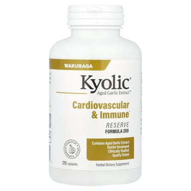 Комплекс Kyolic Aged Garlic Extract™ Cardiovascular & Immune Reserve 200, 600 мг, 120 капсул