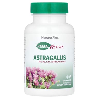 Астрагал NaturesPlus Herbal Actives, 450 мг, 60 капсул