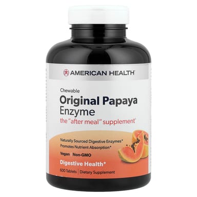 Фермент American Health Original Chewable Papaya, 600 таблеток