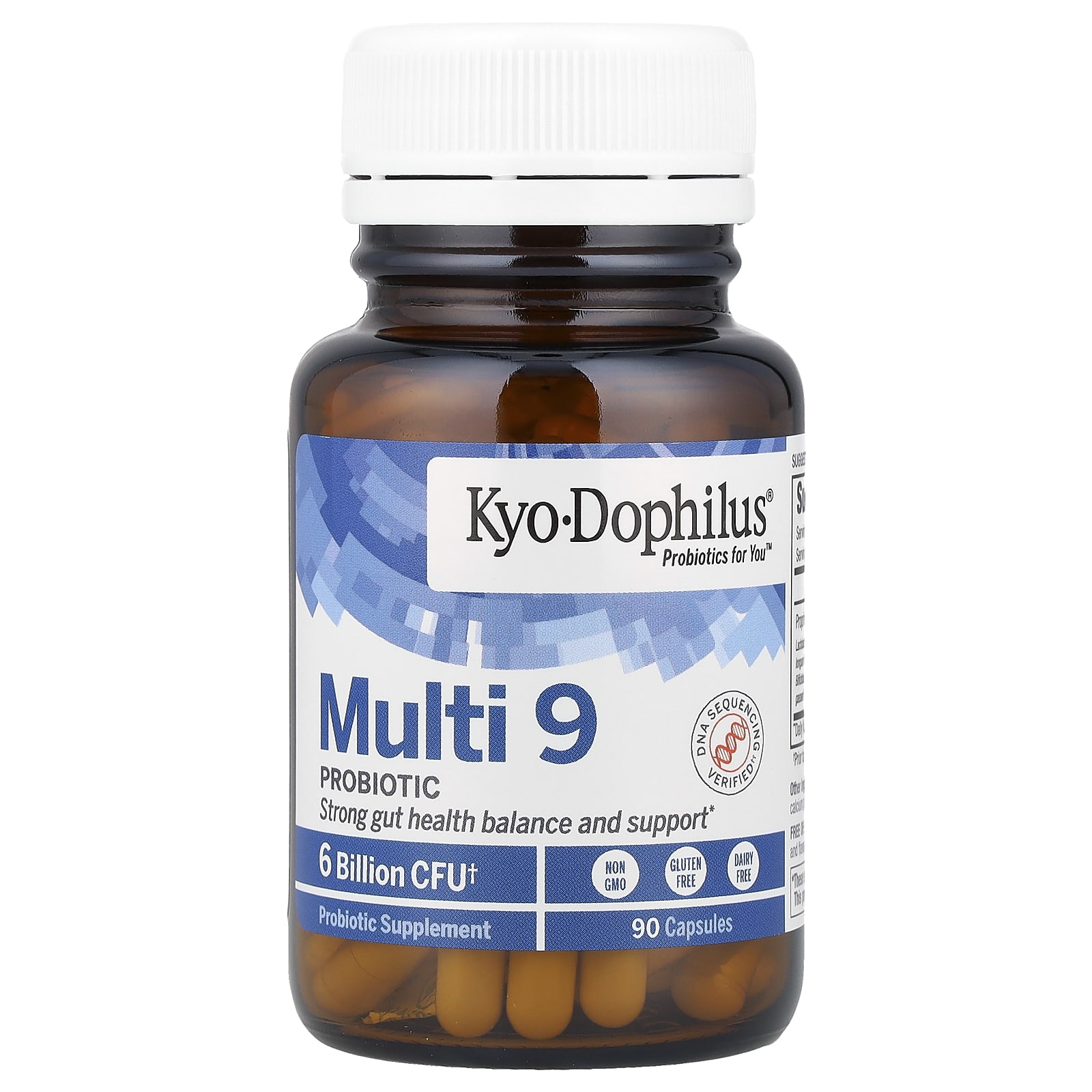 Пробиотик Kyolic Kyo-Dophilus® Multi 9, 6 млрд КОЕ, 90 капсул