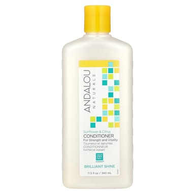 Кондиционер Andalou Naturals Brilliant Shine Sunflower & Citrus For Strength and Vitality, 340 мл