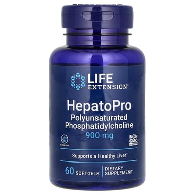 Гепатопротектор Life Extension, 900 мг, 60 мягких капсул