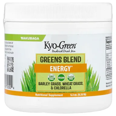 Фото товара: Зеленый комплекс Kyolic Kyo-Green® Powdered Drink Mix, 0.33 lb, 5.3 унций, смесь для напитка