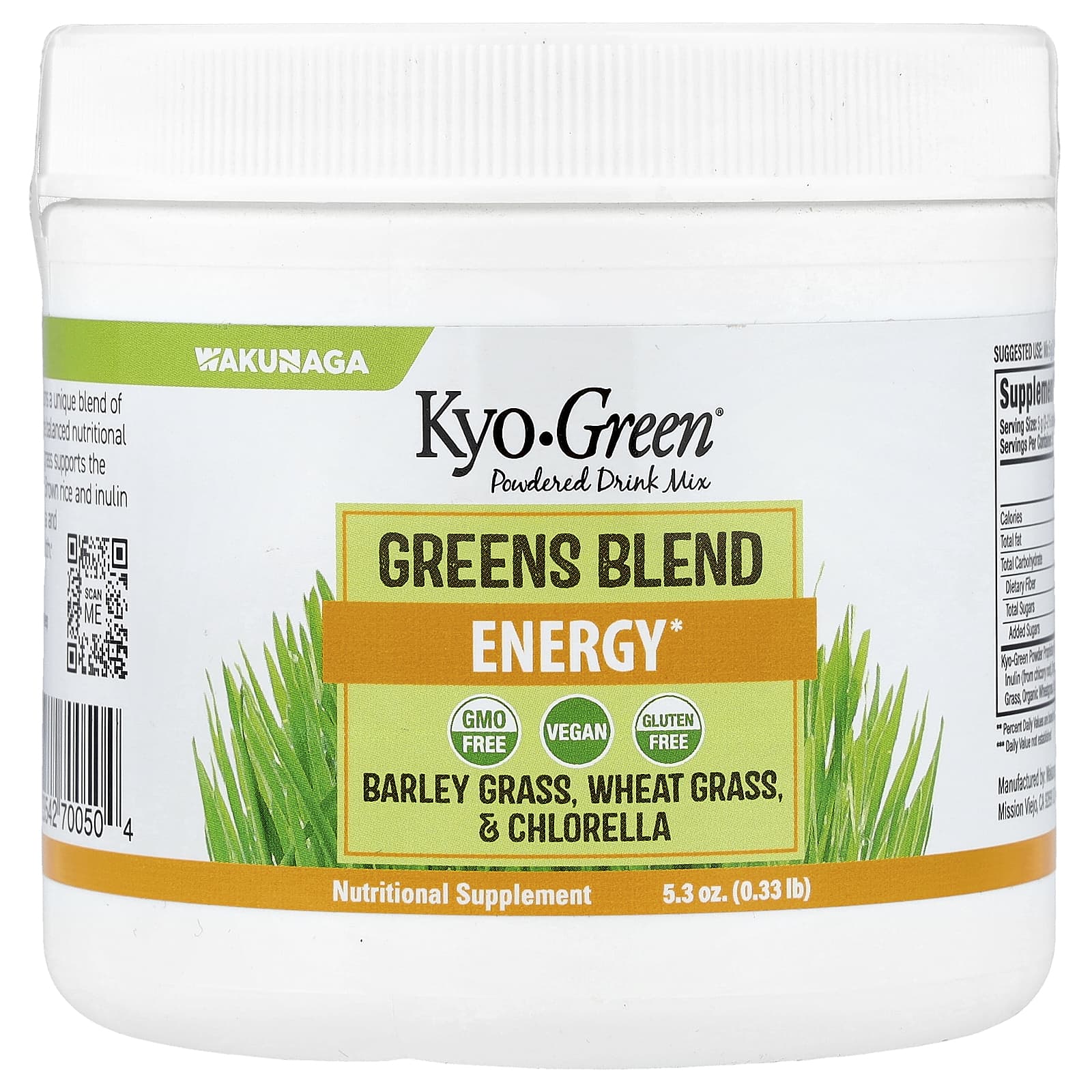Зеленый комплекс Kyolic Kyo-Green® Powdered Drink Mix, 0.33 lb, 5.3 унций, смесь для напитка