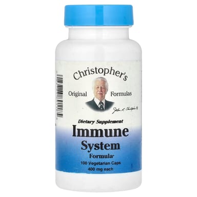 Комплекс Christopher's Original Formulas Immune System, оттенок 100 Vegetarian Caps