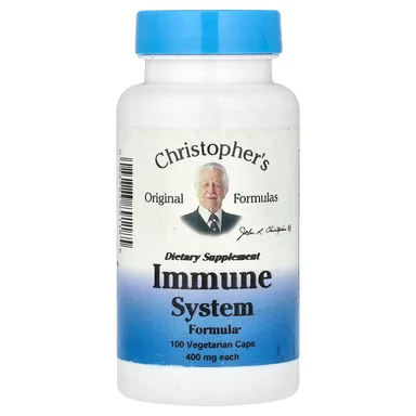 Фото товара: Комплекс Christopher's Original Formulas Immune System, 100 растительных капсул