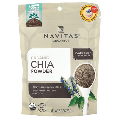 Порошок Navitas Organics Organic Chia, 227 г