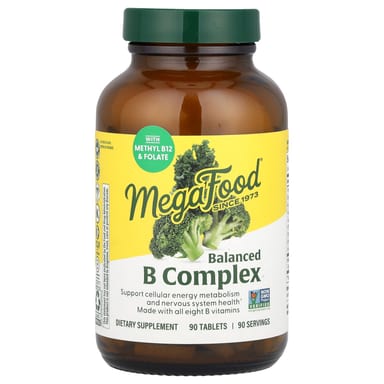 Комплекс витаминов B MegaFood Balanced, 90 таблеток