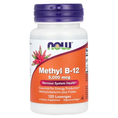 Метил B12 NOW Foods Methyl B-12, 120 пастилок