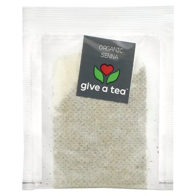 Чай NOW Foods Real Organic Senna Caffeine Free, оттенок 24 Tea Bags, 48 г, чайные пакетики