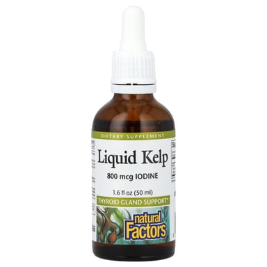 Ламинария Natural Factors Liquid, 800 мкг, 50 мл, жидкая форма