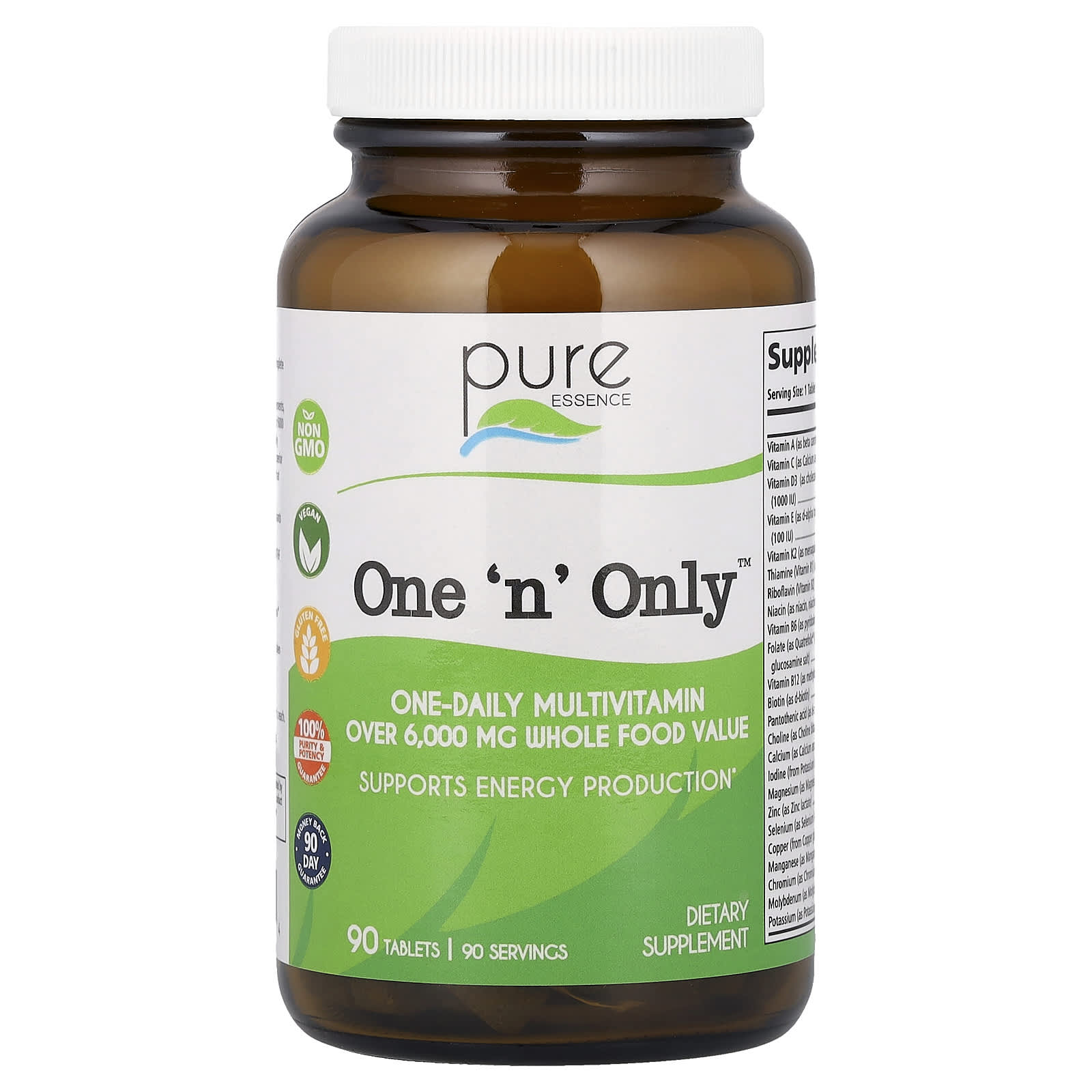 Мультивитамины Pure Essence One 'n' Only™ One-Daily, 90 таблеток