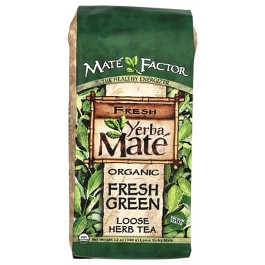 Чай Mate Factor Organic Yerba Mate Loose Herb Fresh Green, 340 г