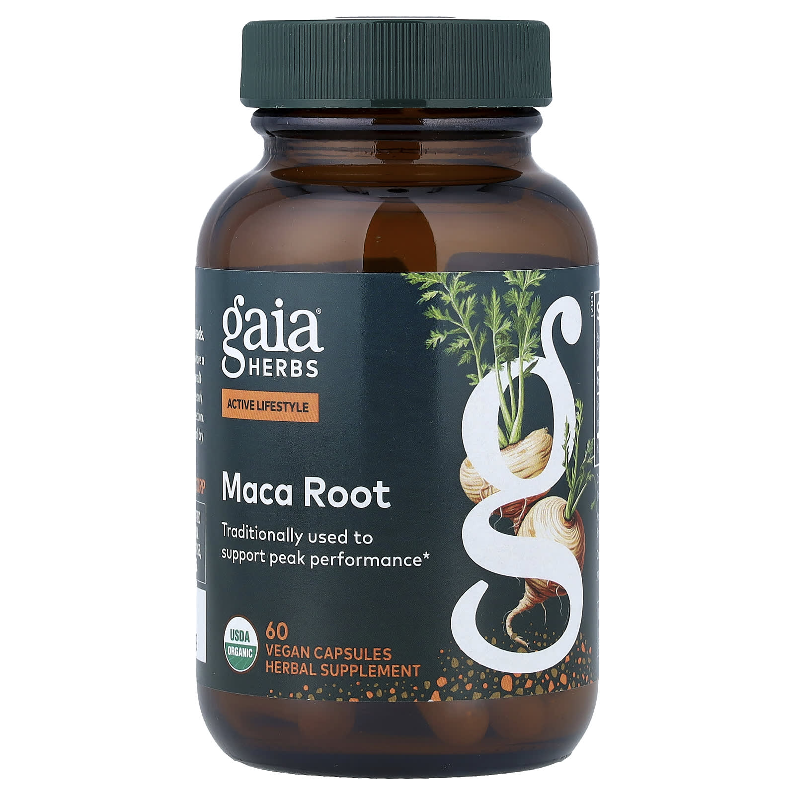 Мака Gaia Herbs Root, 500 мг, 60 растительных капсул