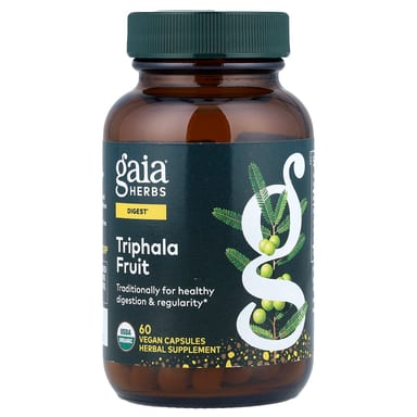 Трифала Gaia Herbs Fruit, 60 растительных капсул