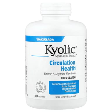 Комплекс Kyolic Aged Garlic Extract™ Circulation Health 106, 300 капсул