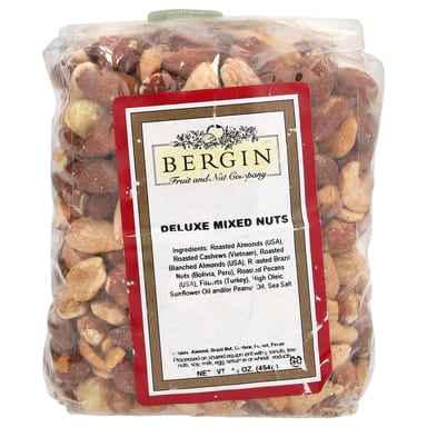 Смесь орехов Bergin Fruit and Nut Company Deluxe, 454 г