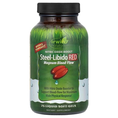 Комплекс Steel Libido Irwin Naturals Steel-Libido Red® Magnum Blood-Flow, 75 мягких капсул