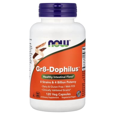 Пробиотик NOW Foods Gr8-™, 120 растительных капсул