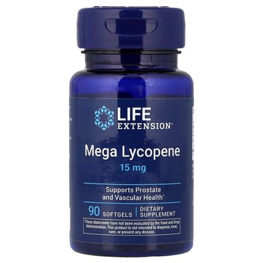 Ликопин Life Extension Mega, 15 мг, 90 мягких капсул
