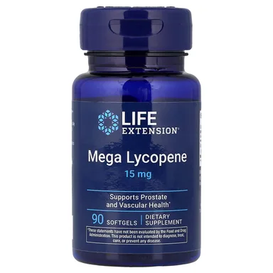 Фото товара: Ликопин Life Extension Mega, 15 мг, 90 мягких капсул
