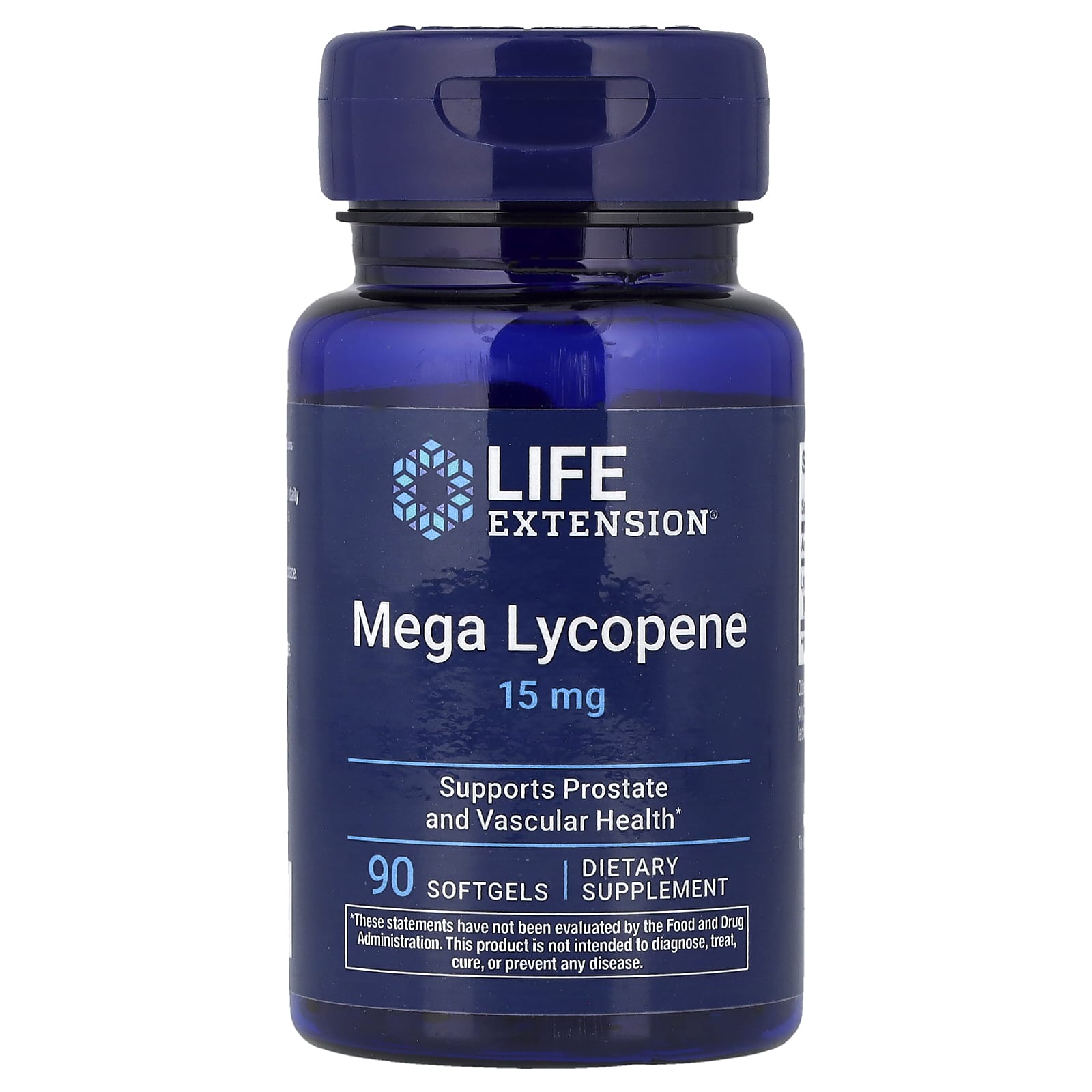 Ликопин Life Extension Mega, 15 мг, 90 мягких капсул