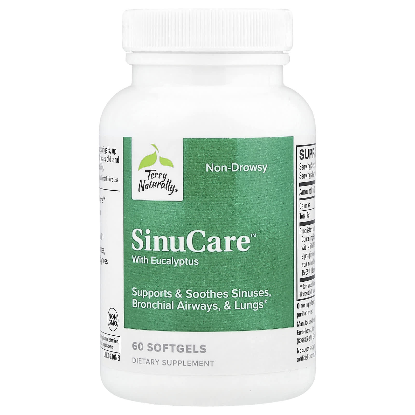 Эвкалипт Terry Naturally SinuCare™ , 60 мягких капсул