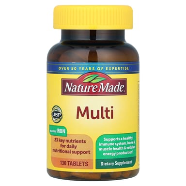 Железо Nature Made Multi , 130 таблеток