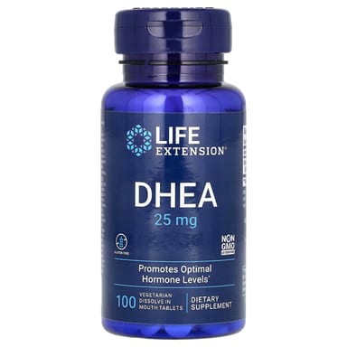 DHEA Life Extension, 25 мг, 100 растительных таблеток