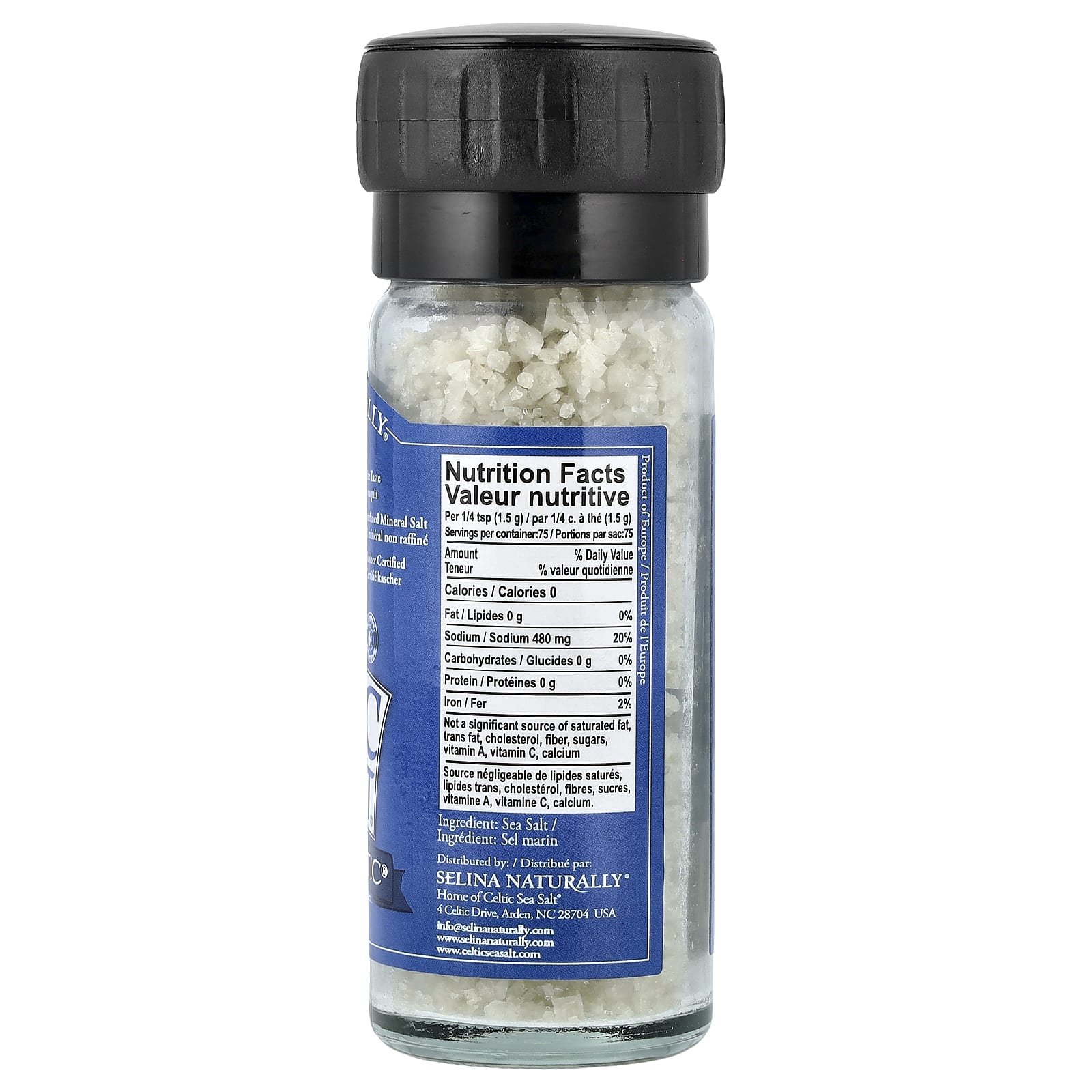 Минерал Celtic Sea Salt Light Grey Celtic® Vital Blend, 85 г — фото 2