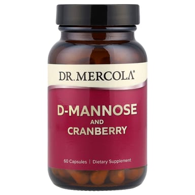 Клюква Dr. Mercola D-Mannose and Extract, 60 капсул