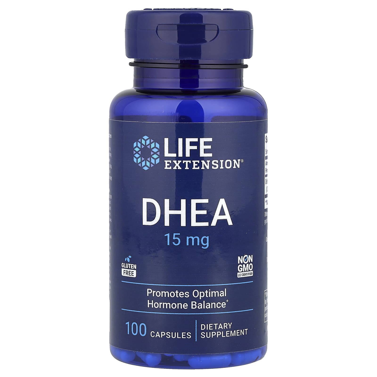 DHEA Life Extension, 15 мг, 100 капсул
