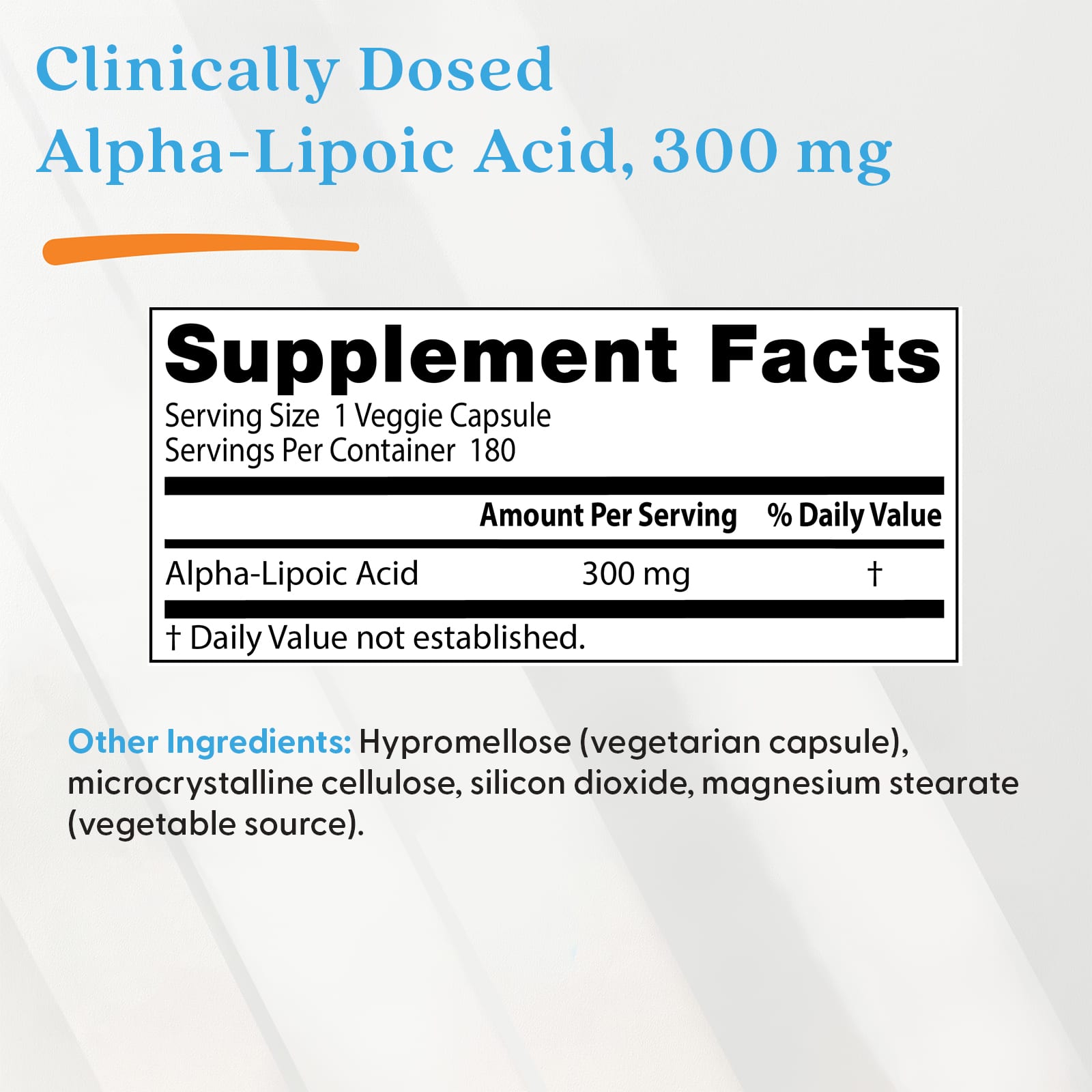 Альфа-липоевая кислота Doctor's Best Alpha-Lipoic Acid 300, 300 мг, 180 растительных капсул — фото 4