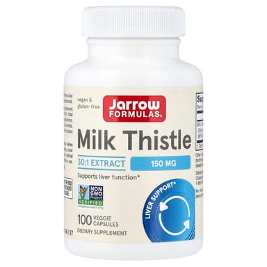 Расторопша Jarrow Formulas, 150 мг, 100 растительных капсул