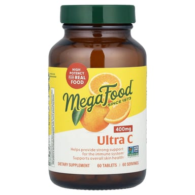 Витамин C MegaFood, 400 мг, 60 таблеток