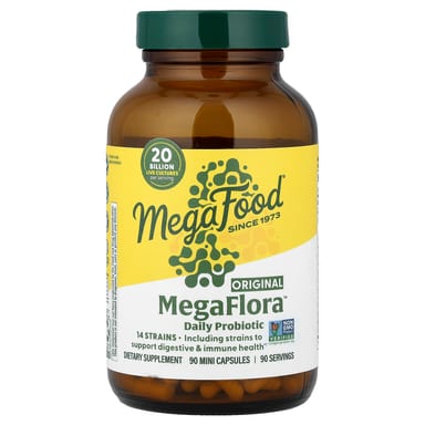 Пробиотик MegaFlora MegaFood™ 90 Mini Capsules, капсулы