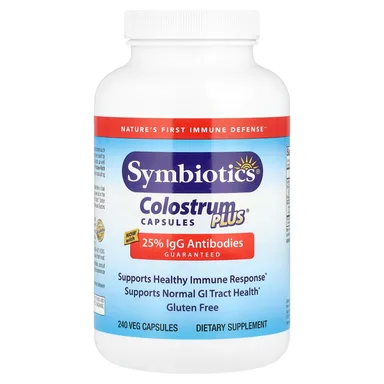 Фото товара: Жевательные таблетки Colostrum Plus Symbiotics®, 240 растительных капсул