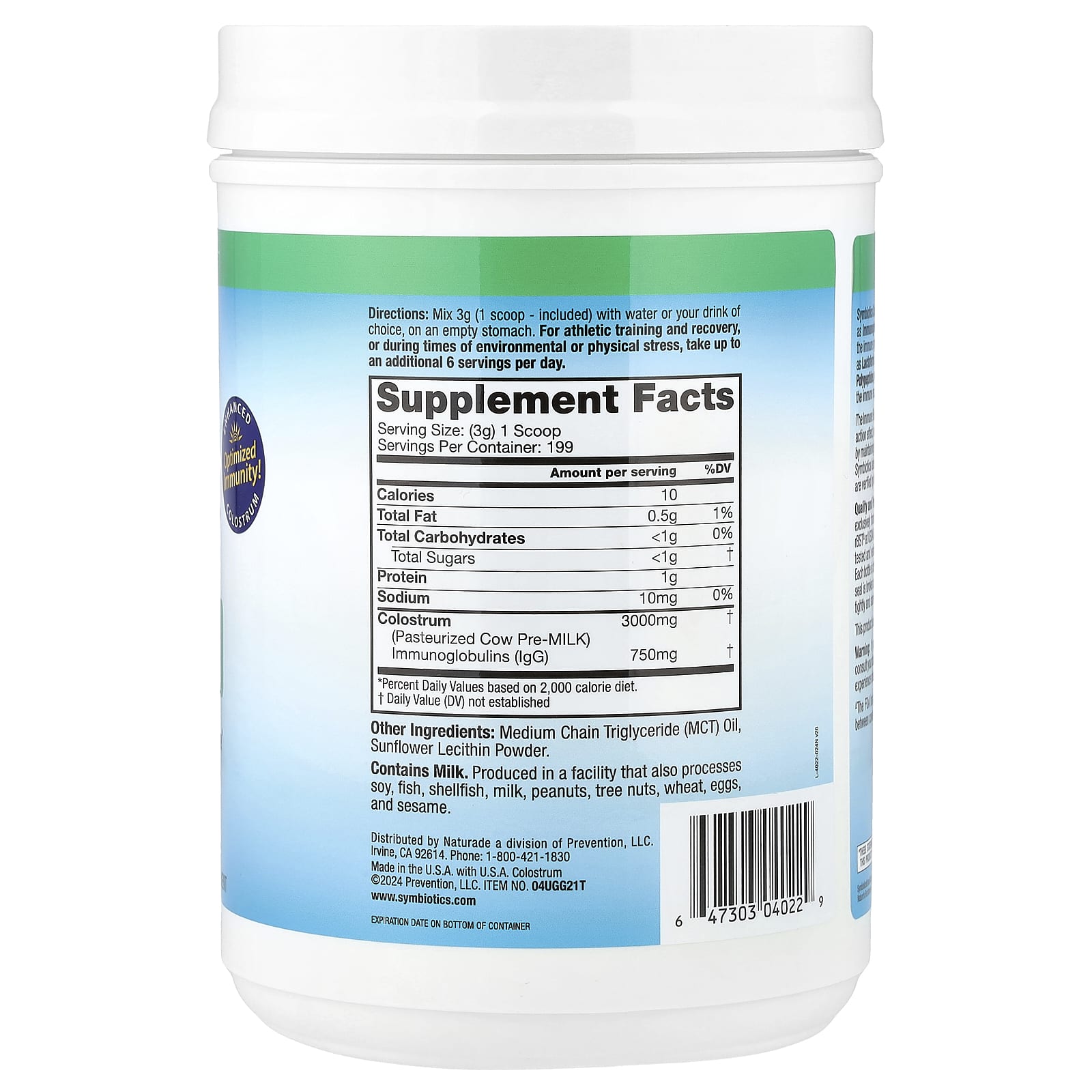 Жевательные таблетки Colostrum Plus Symbiotics® Powder, 597 г, порошок — фото 2