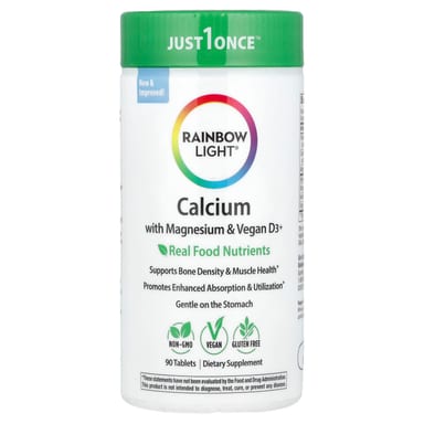 Витамин D3 Rainbow Light Calcium with Magnesium & , 90 таблеток
