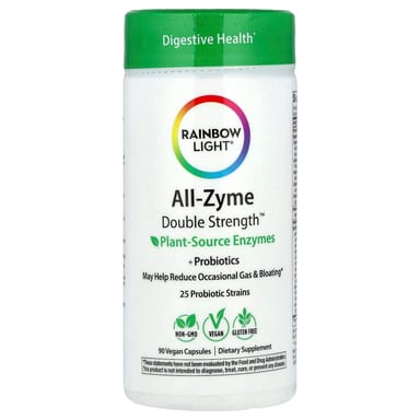 Пробиотик Rainbow Light All-Zyme™ Plant Source Enzymes , 90 растительных капсул