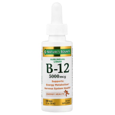 B-12 Nature's Bounty, 5,000 мкг, 59 мл