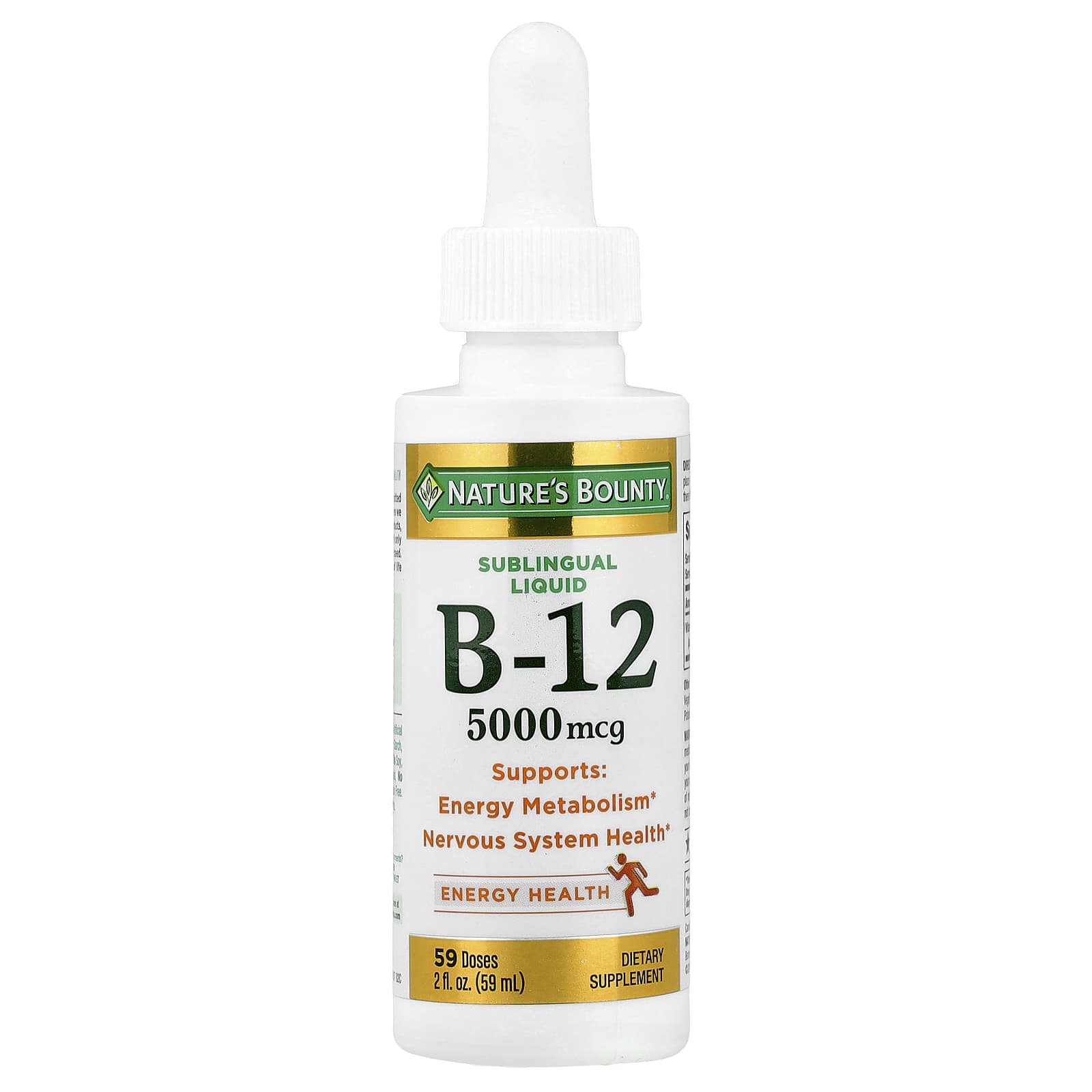 B-12 Nature's Bounty, 5,000 мкг, 59 мл