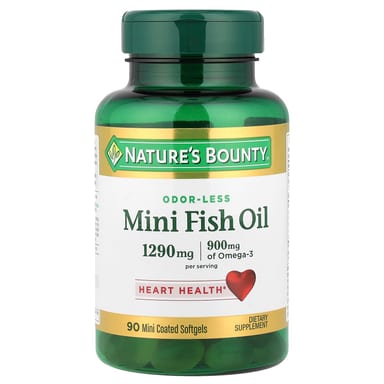 Рыбий жир Nature's Bounty Mini Odor-Less, 645 мг, мягкие капсулы