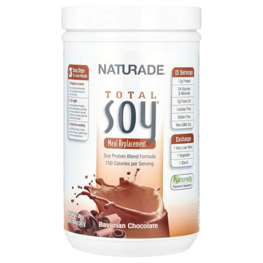 Шоколад Naturade Total Soy® Meal Replacement, вкус Bavarian Chocolate, 507 г