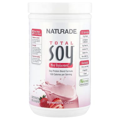 Крем Naturade Total Soy® Meal Replacement, вкус Strawberry Cream, 507 г