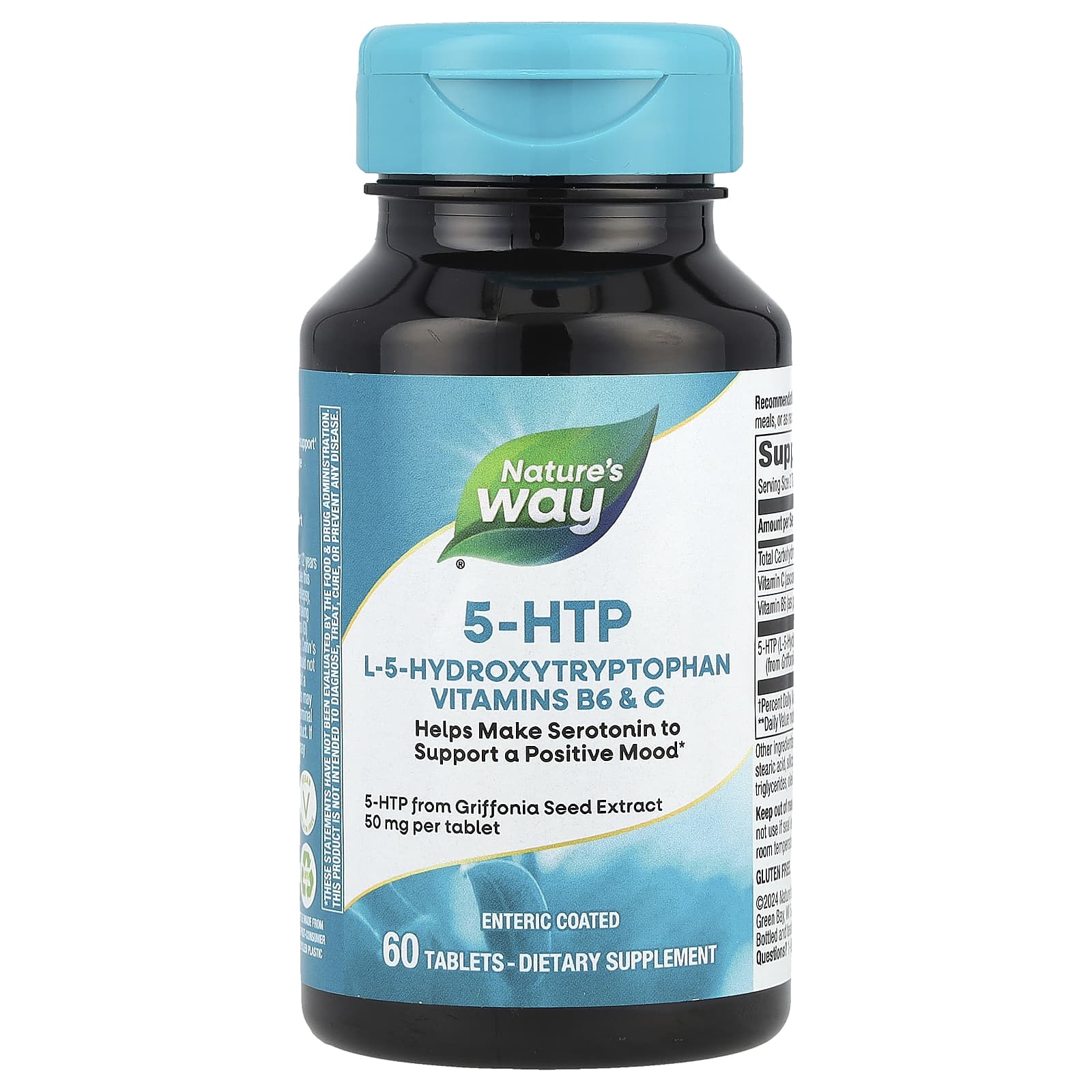 5-HTP Nature's Way 5-HTP, 60 таблеток