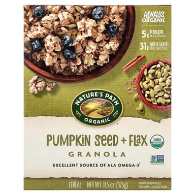 Гранола Nature's Path Organic Pumpkin Seed + Flax Cereal, 325 г