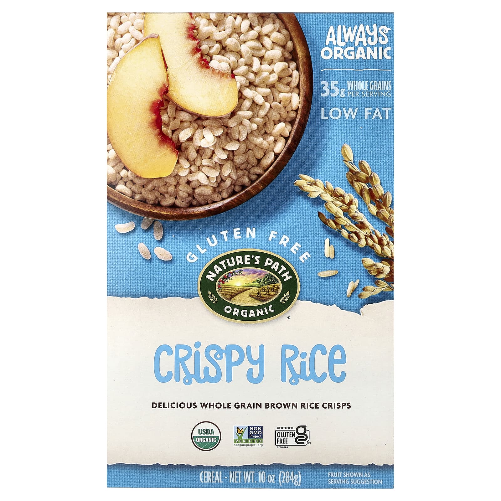 Хлопья Nature's Path Organic Crispy Rice, 284 г