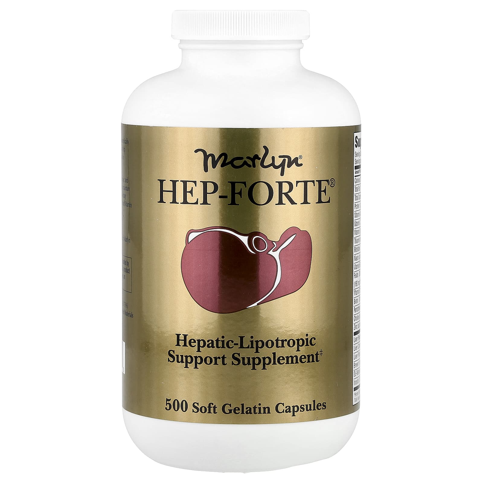 Желатин Naturally Vitamins Marlyn® Hep-Forte® 500 Soft Capsules, капсулы