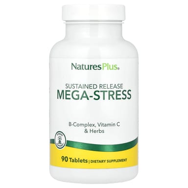Мегастресс с пролонгированным высвобождением NaturesPlus, 90 таблеток